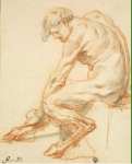 Greuze Jean-Baptiste Study of a Faun - Hermitage